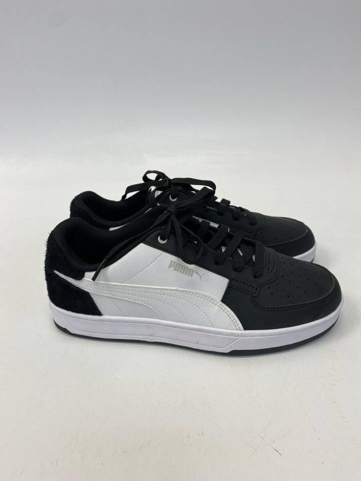 NWOT Puma Size 8.5 Black White Lace-Up Men&