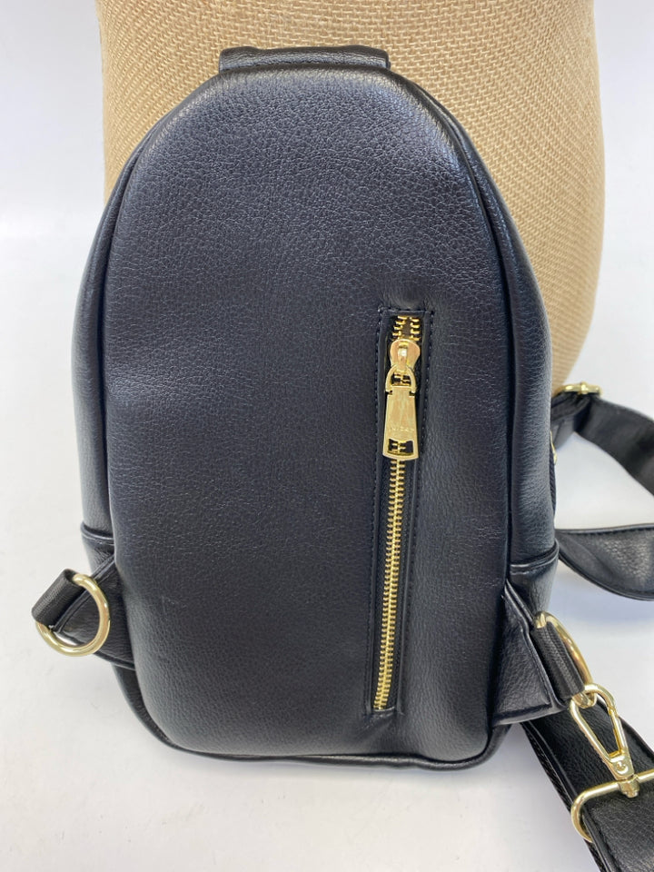 Inicat Black Slingbag