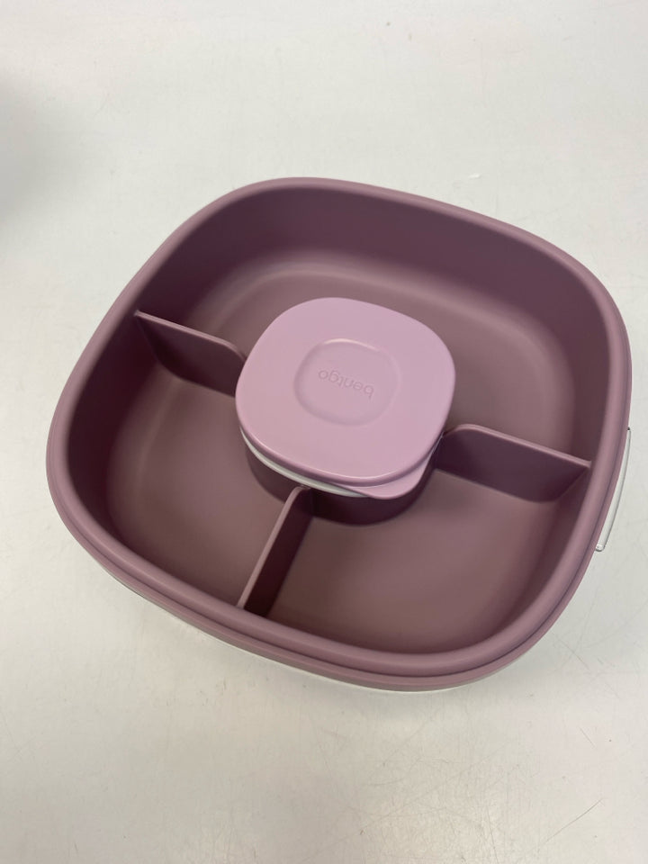 Lavender Clear Glass Storage Container