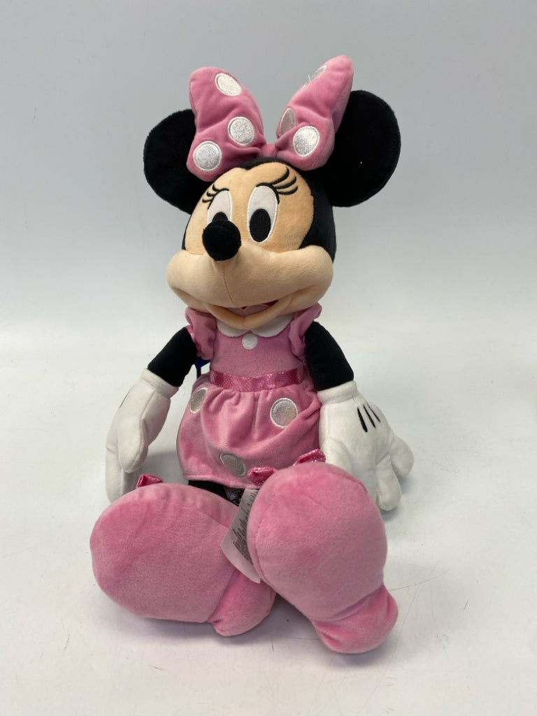 Disney Pink Black Stuffed Animal