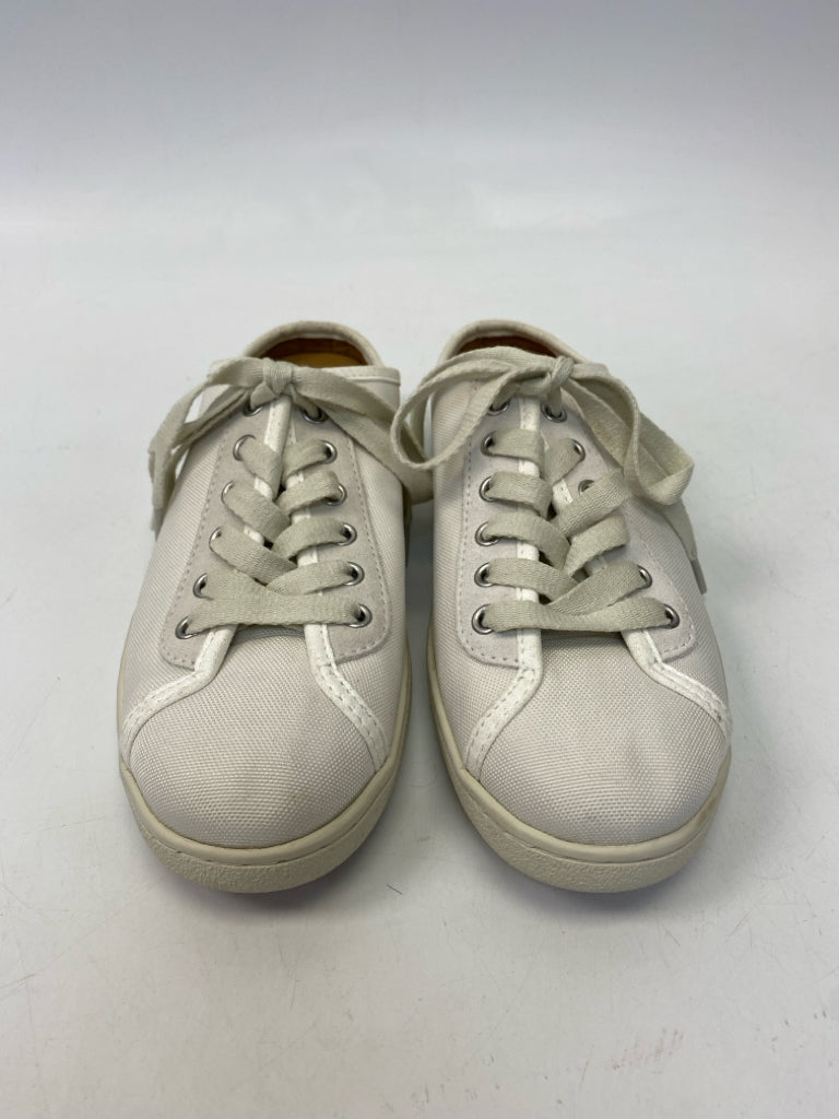UGG  Size 9 White Lace-up Canvas Sneakers