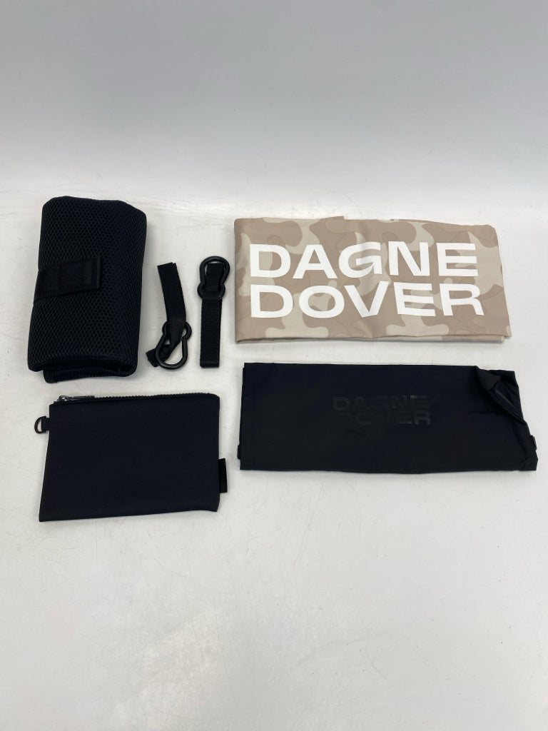 Dagne Dover Black Neoprene Diaper Bag