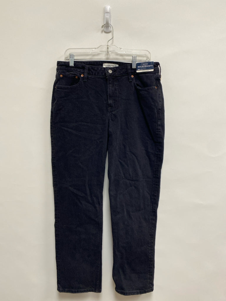 NWT Abercrombie &amp; Fitch Size 29 Black Denim Ladies Jeans