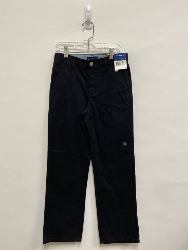 NWT Basic Editions SIZE 12 Black Twill Boy&