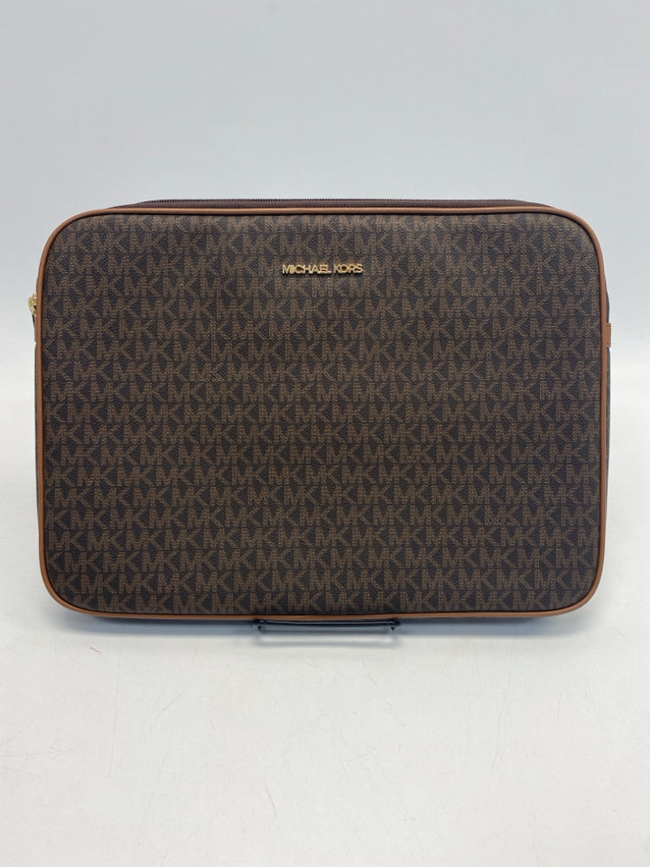 Michael Kors Dark Brown Signature Electronic/Accessory