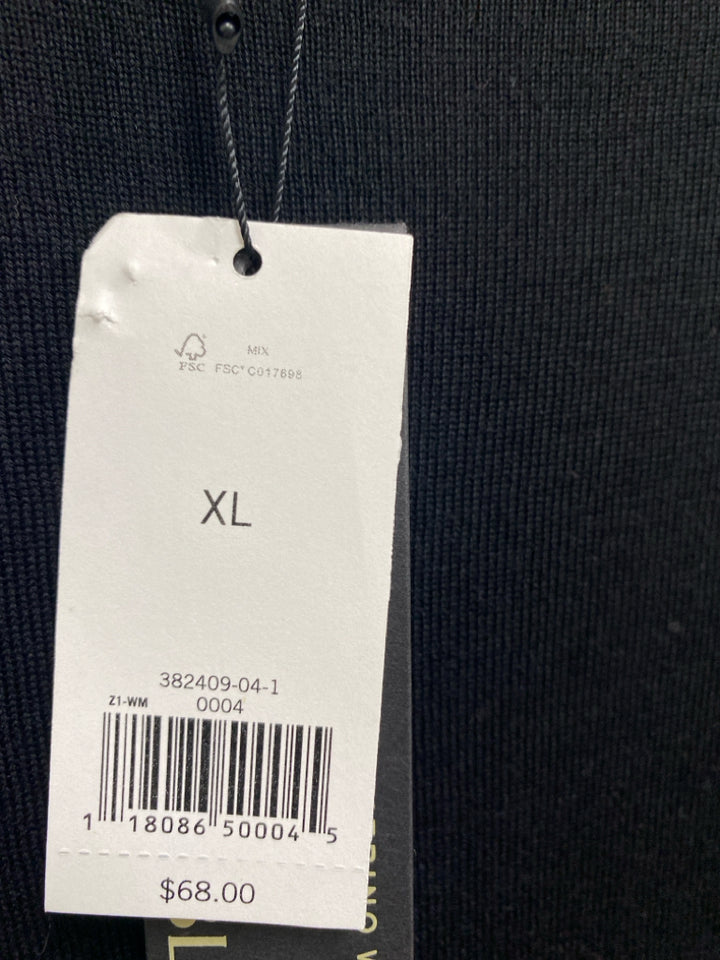 NWT Banana Republic Size XL Black Wool Ladies Sweater