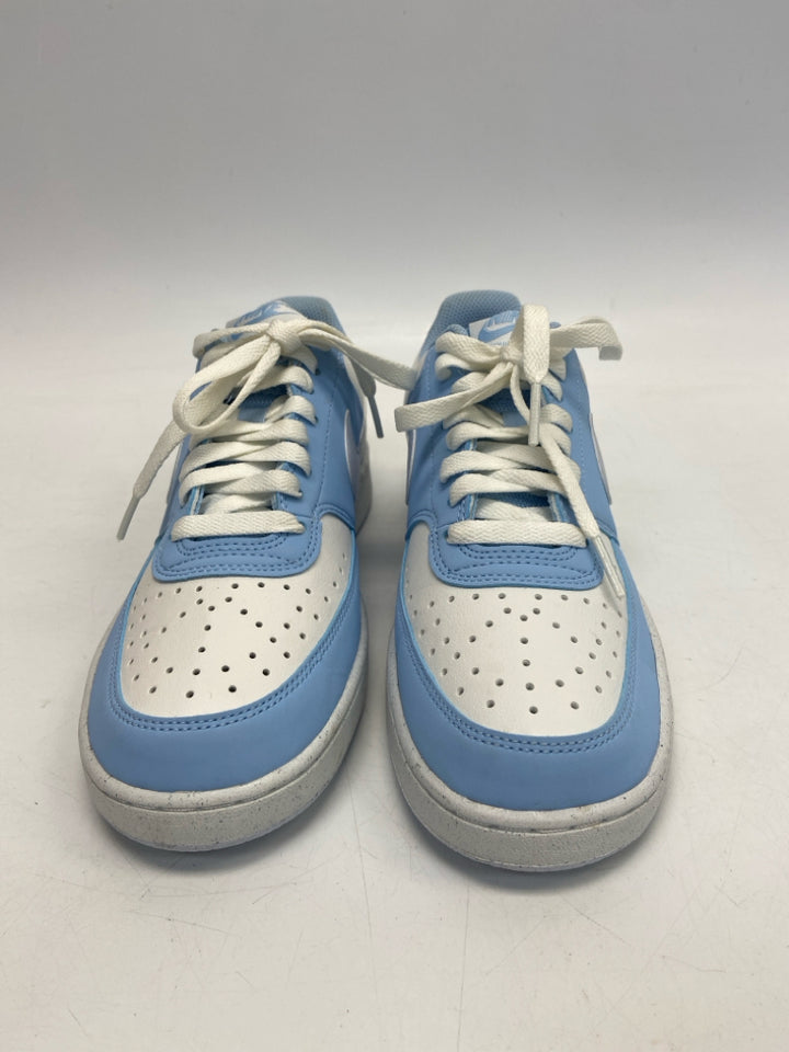 Nike  Size 9 Blue White Lace-up Sneakers