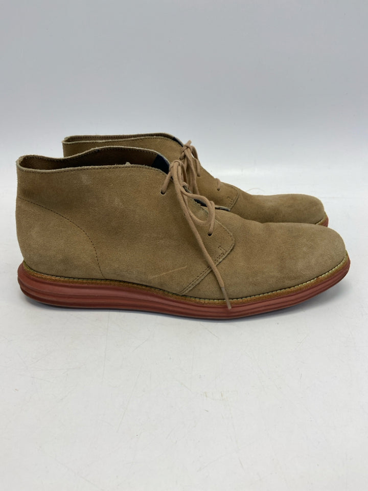 Cole Haan Size 13 Brown Lace-Up Suede Men&