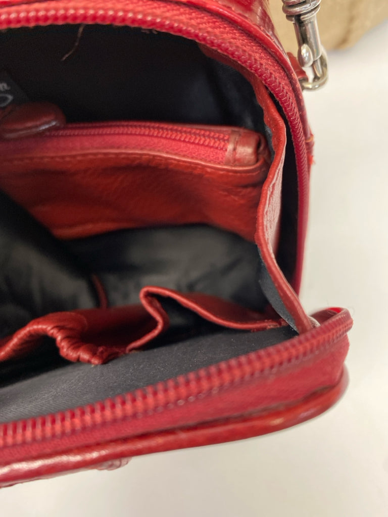 Brighton Dark Red Crossbody