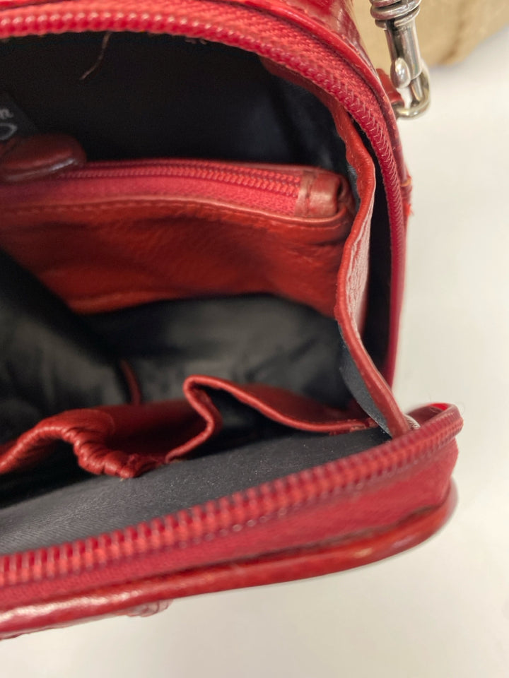 Brighton Dark Red Crossbody
