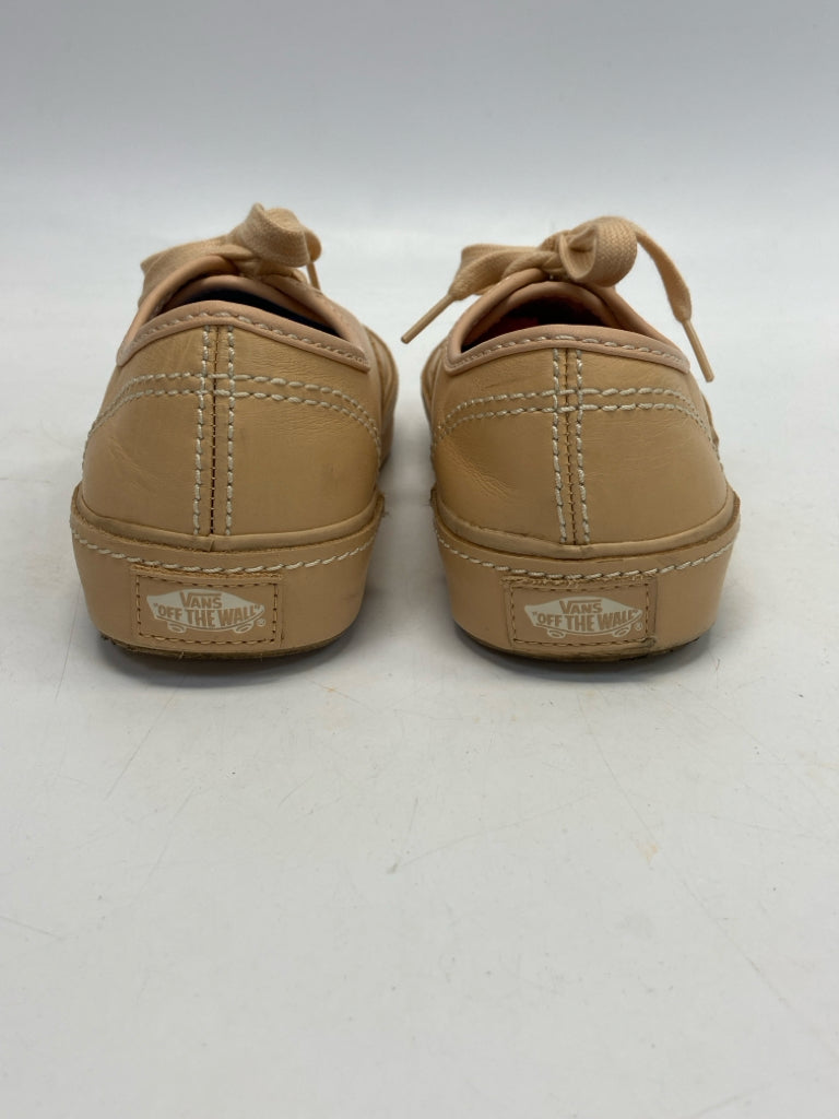 Vans  Size 7.5 Tan Lace-up Sneakers