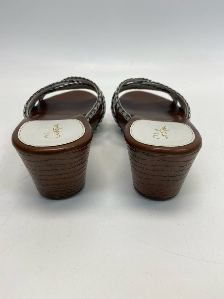 NWOT Cole Haan  Size 7.5 White Braided Sandals