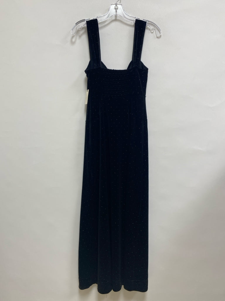 NWT Maeve Size XS Black Multi Color Speckles Sleeveless Velour Ladies Dress