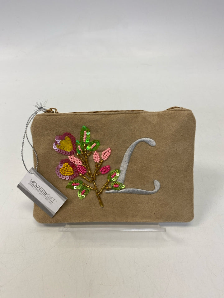 NWT Brown Multi Color Flowers Misc. Accessory
