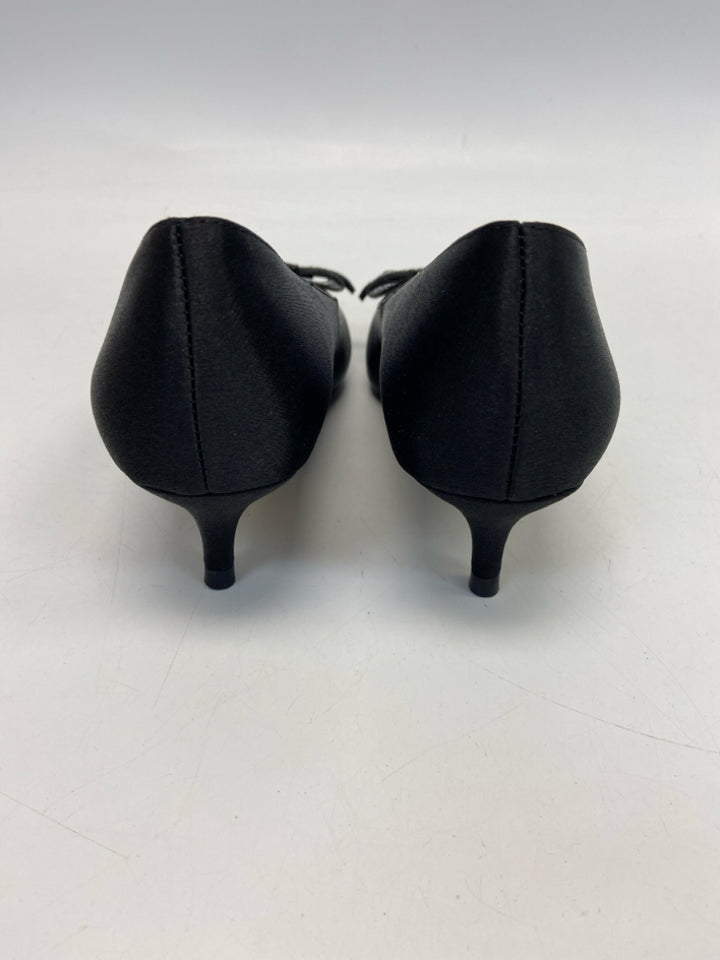 Talbots  Size 6 Black Bow(s) Beaded Heels