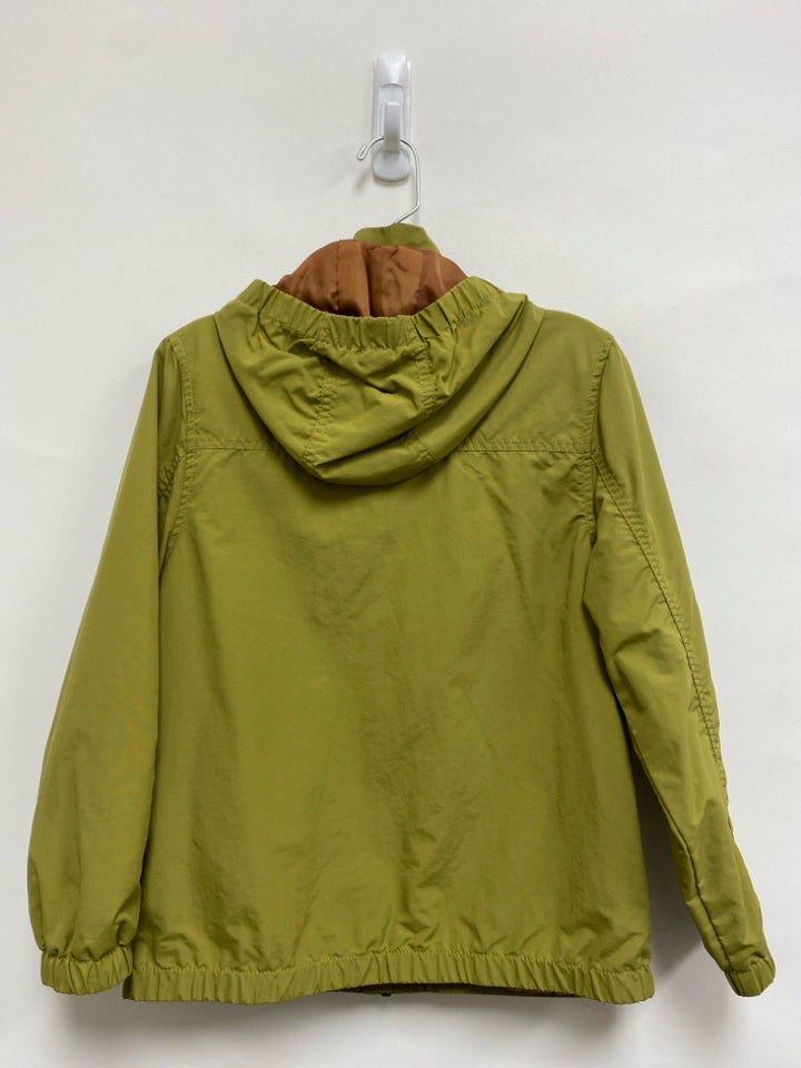 H&amp;M SIZE 6X/7 Olive Zip Down Hooded Girl&