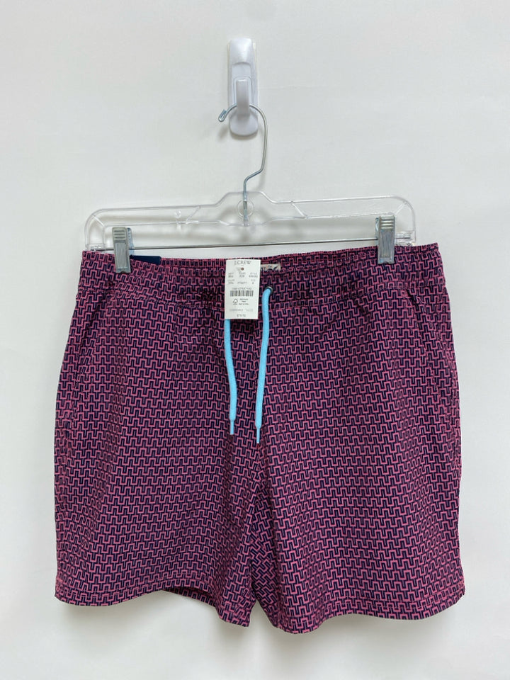NWT J Crew Size S Pink Navy Print Men&