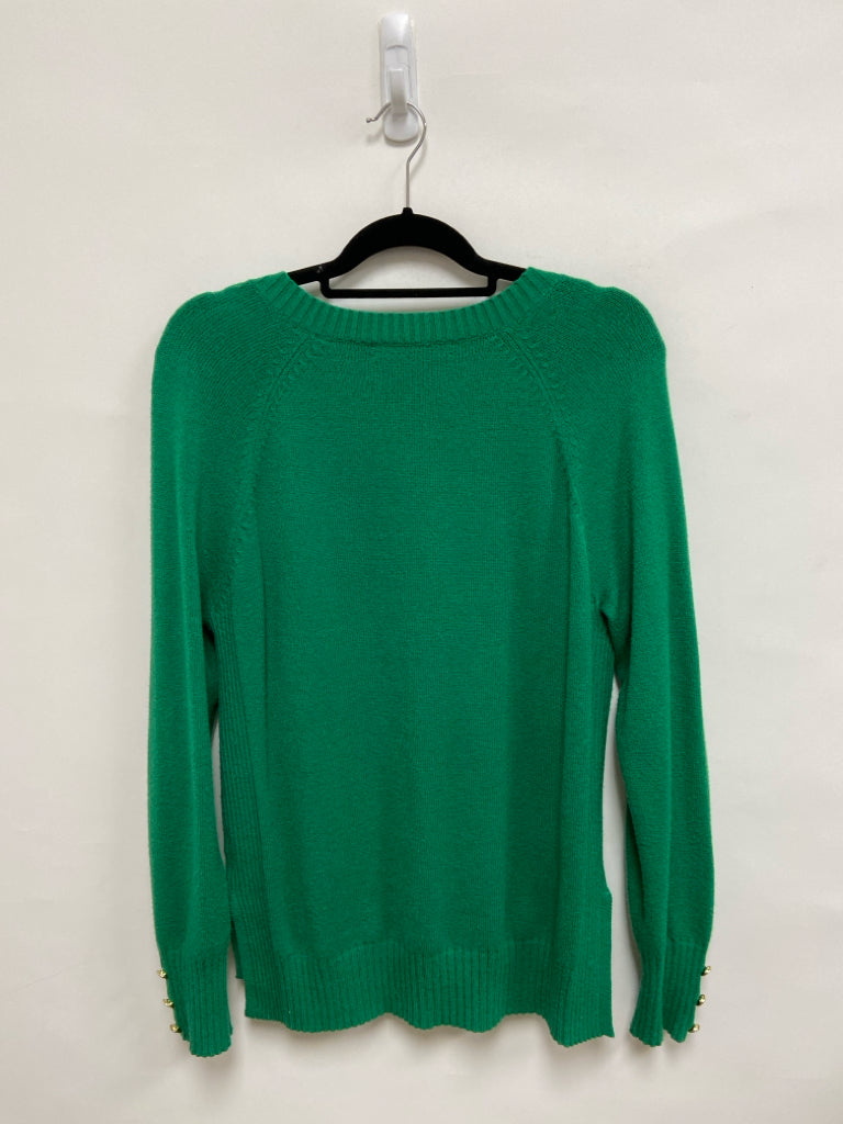 LILLY PULITZER Size M Green V Neck Ladies Sweater