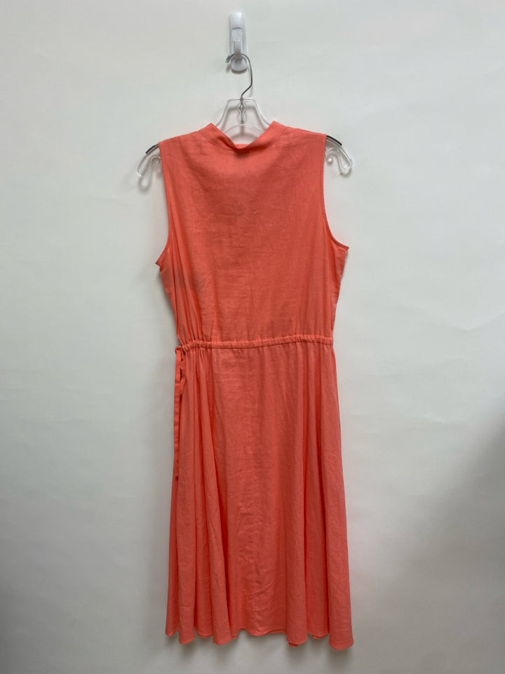NWT Anne Klein Size 10 Salmon Sleeveless Ladies Dress