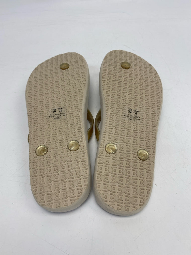 NEW Sam Edelman  Size 6 Gold Sandals