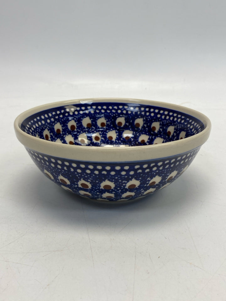 Boleslawiec Cream Blue Bowl(s)