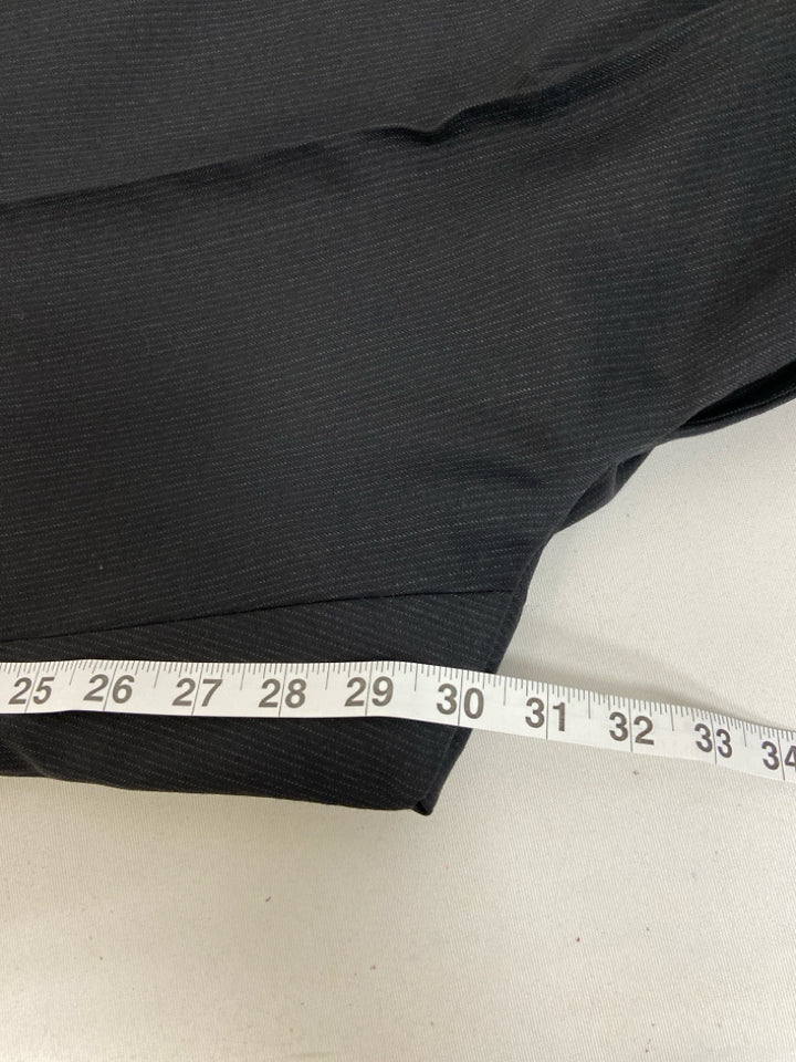 Burberry Size 42L Black Striped Wool Men&