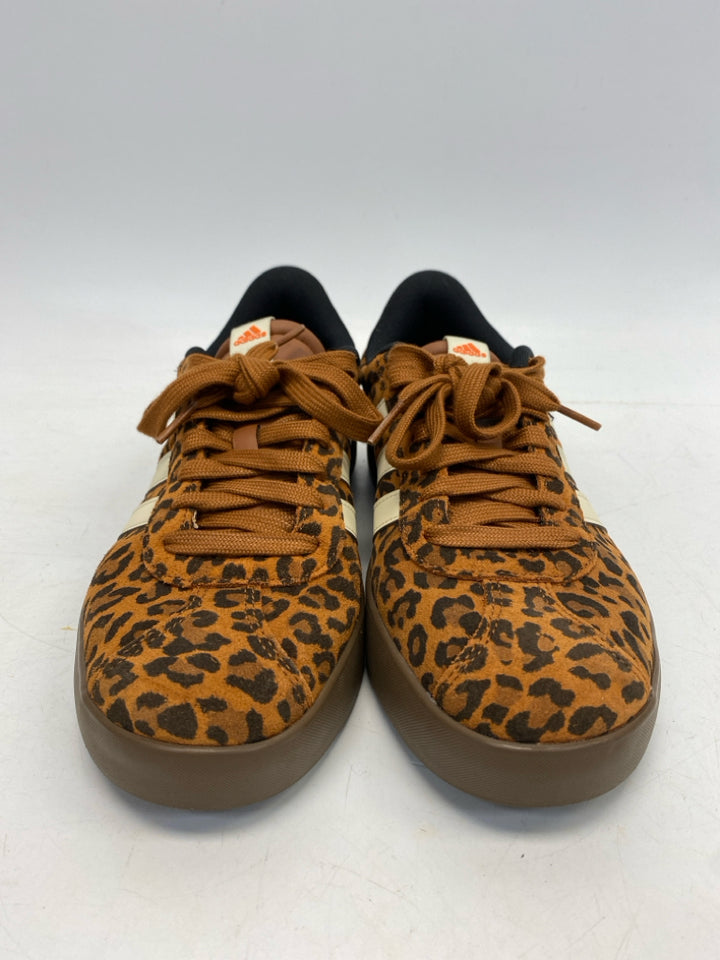 NWOT Adidas  Size 9.5 Brown Black Animal Print Sneakers