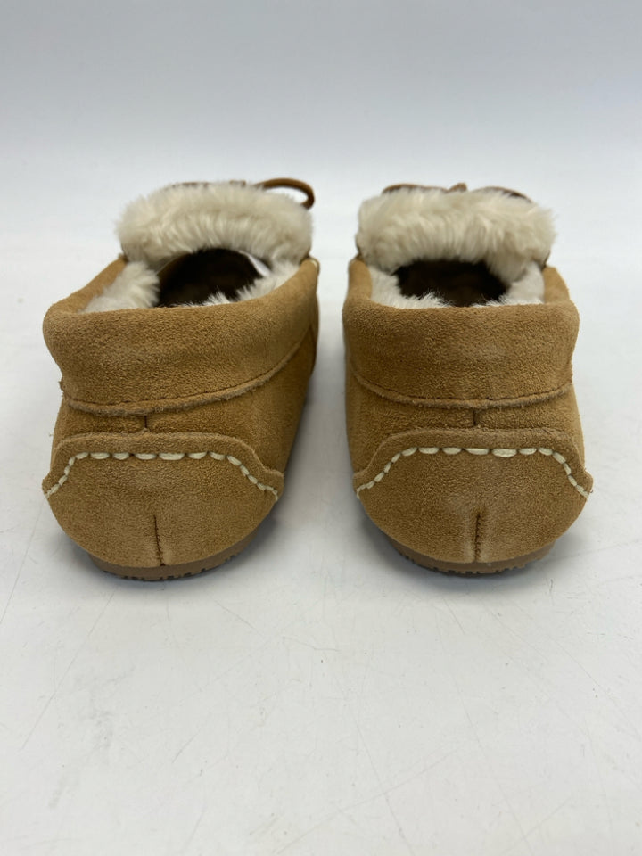 Natural Reflections US Shoe Size 9 Brown Cream Lined Slippers
