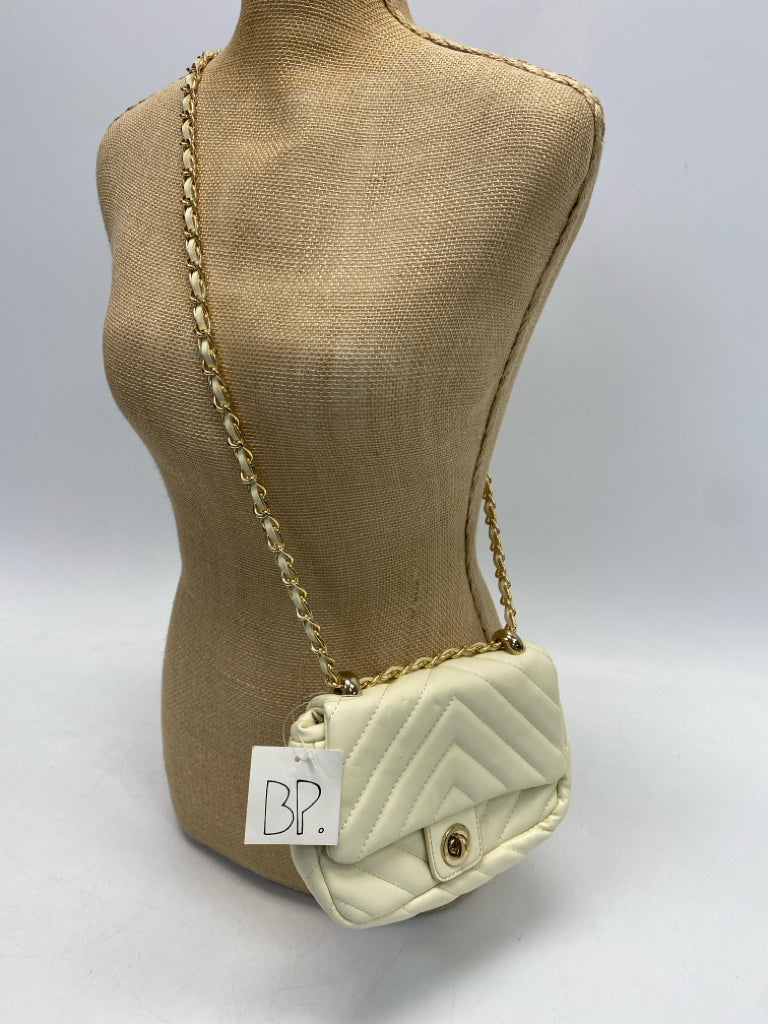 Nordstrom Ivory Quilted Crossbody