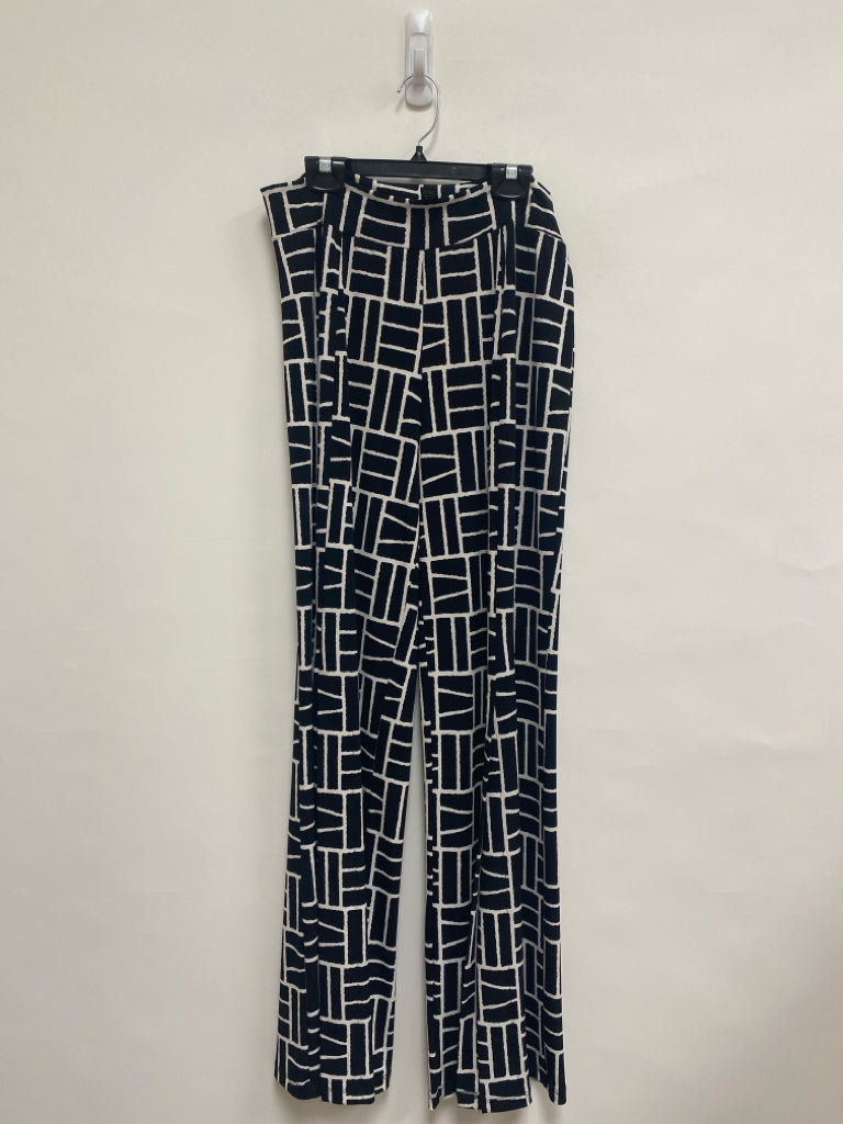 Clara Sun Woo Size XL Black White Geometric Ladies Pants