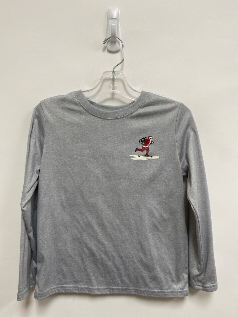 Cat &amp; Jack SIZE 6/7 Gray Santa Boy&