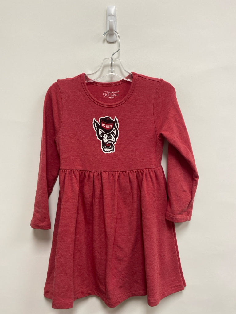 SIZE 6X Red White NC State Girl&