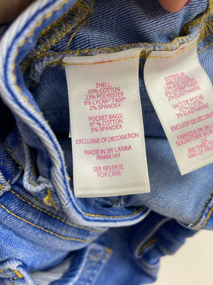 LILLY PULITZER Size 6 Blue Cropped Ladies Jeans