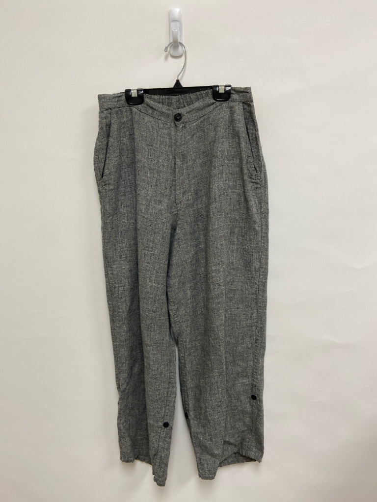 Flax Size M Black/Cream Mottled Ladies Pants