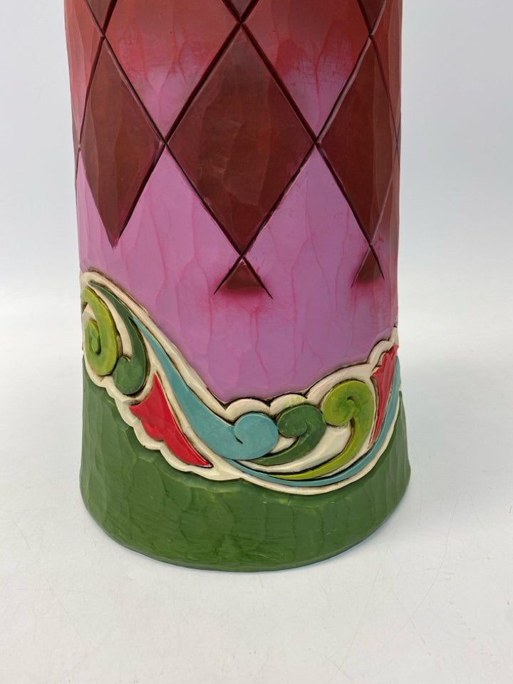 Jim Shore 28" Santa w/Wreath and Candle