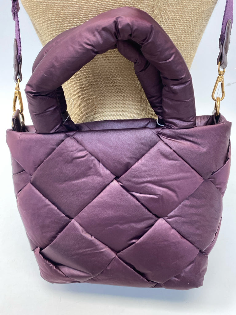 NWT Sam Edelman Dark Plum Nylon Crossbody