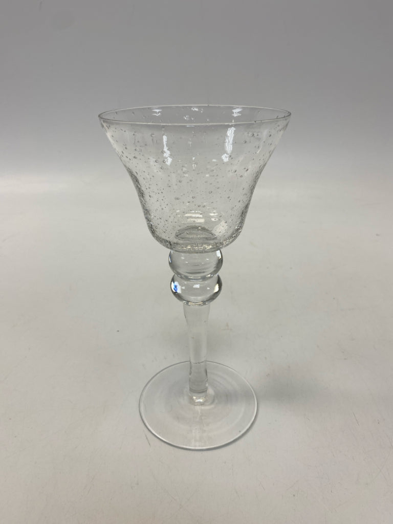 Clear Bubble Glass Candleholder(s)