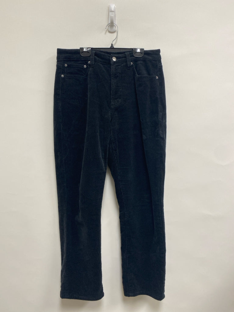 Quince Size 10 Black Corduroy Ladies Pants