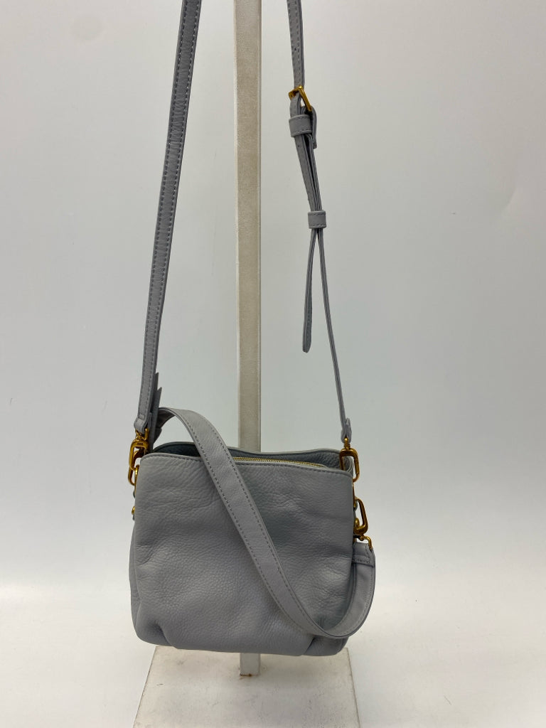 Hobo Gray Leather Handbag