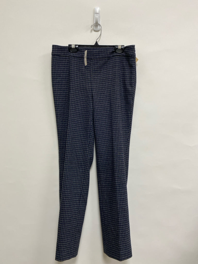 NWT Talbots Size 2P Navy Gray Houndstooth Petite Pants