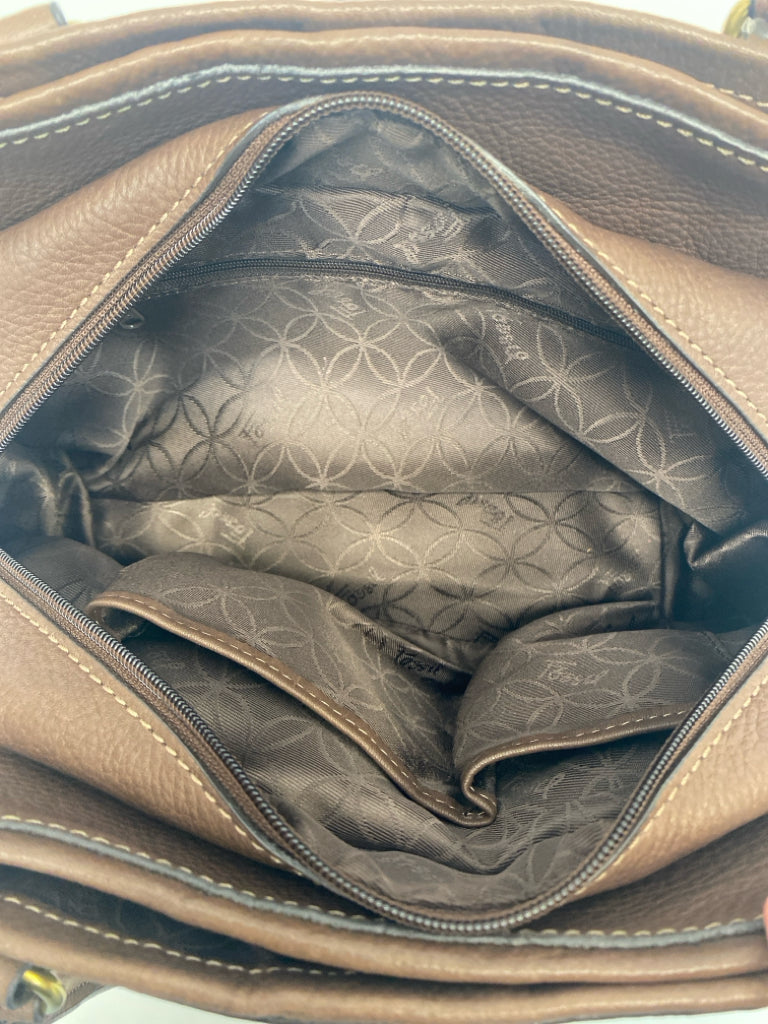 Fossil Dark Brown Handbag