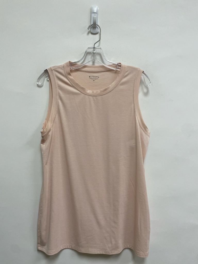 Athleta Size M Peach Tank Athletic Top