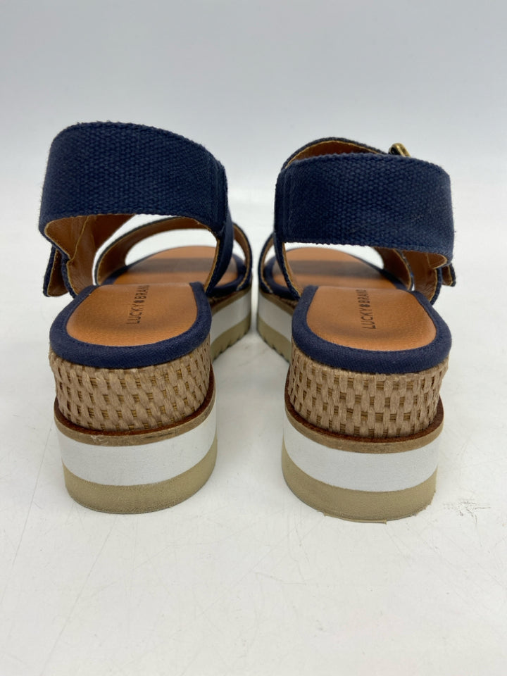 Lucky Brand  Size 6 Navy Sandals