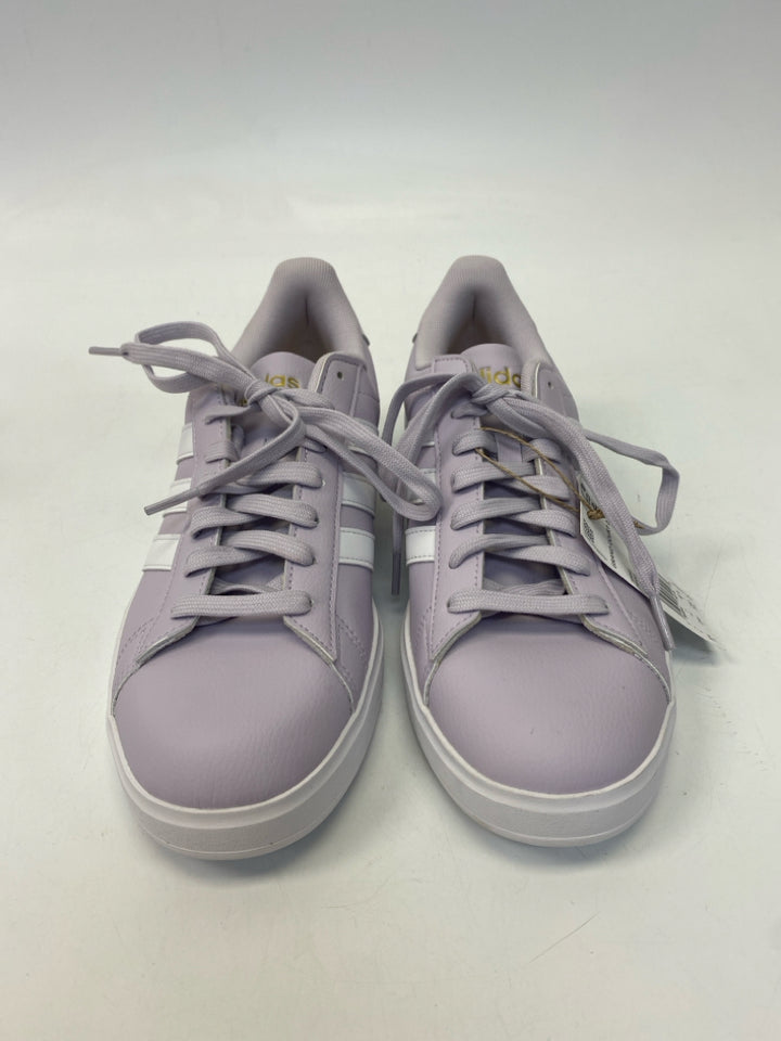 NWT Adidas  Size 8.5 Lavender White Lace-up Sneakers
