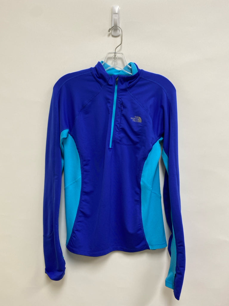 North Face Size M Blue Aqua Pullover Athletic Top