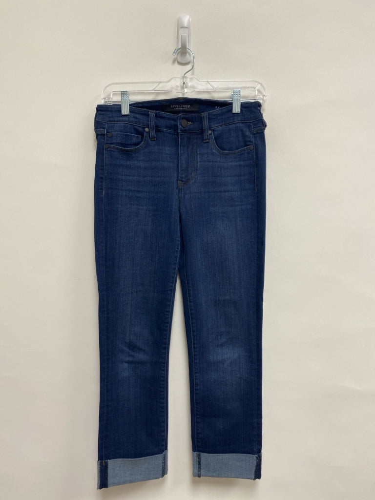 Liverpool Size 2 Navy Cropped Ladies Jeans