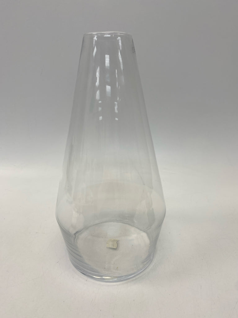 Crate/Barrel Clear Glass Vase