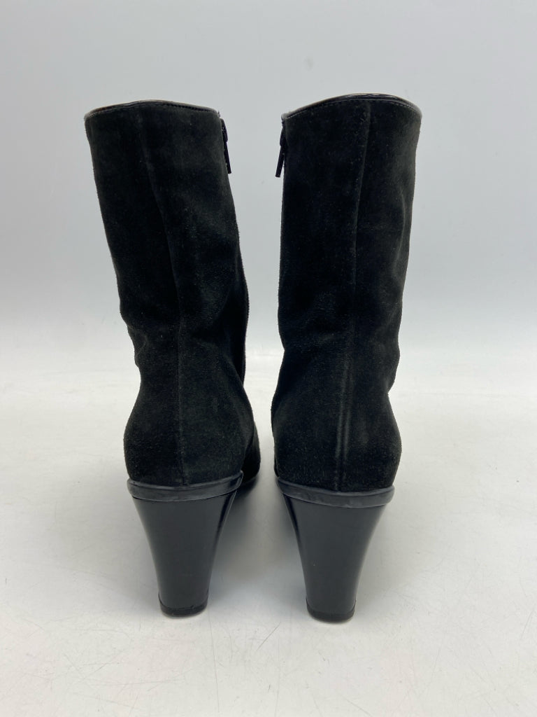 US Shoe Size 10 Black Side Zipper Boots