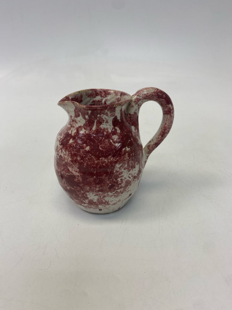 Red/White Pottery Pitcher