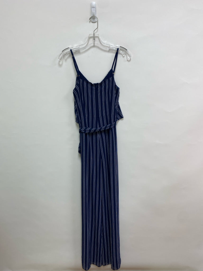 NWT Michael Kors Size S Navy/White Ropes Sleeveless Ladies Jumpsuit